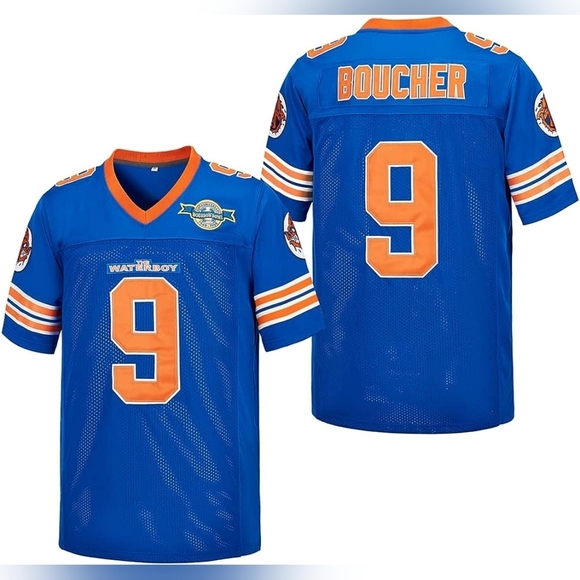 Men's New Bobby Boucher Waterboy Movie Jersey Multiple Sizes - Picture 1 of 4